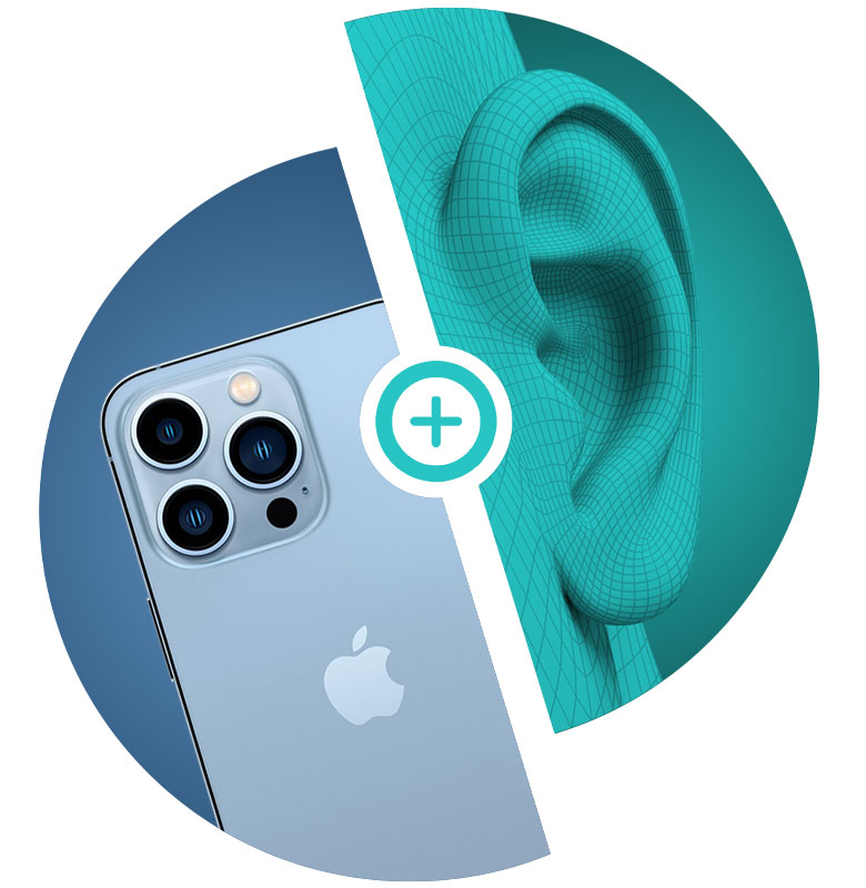 Hearables 3D Smartphone Scanning